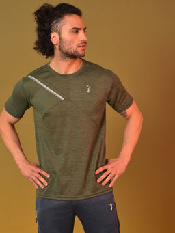 Campus Sutra - Men Colorblock Stylish Active And Sports T-shirts