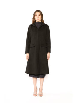 Contemponari - Womens Hades Solid Black Coat