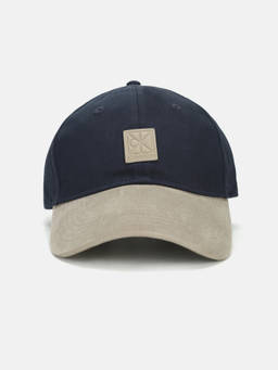 Calvin Klein - Colorblock Navy Cotton Baseball Cap
