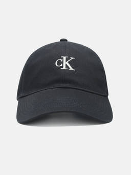 Calvin Klein - Logo Black Cotton Baseball Cap