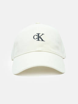 Calvin Klein - Logo White Cotton Baseball Cap