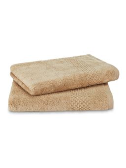 SPACES - Swift Dry Pure Cotton Hand Towel-Camel (M)