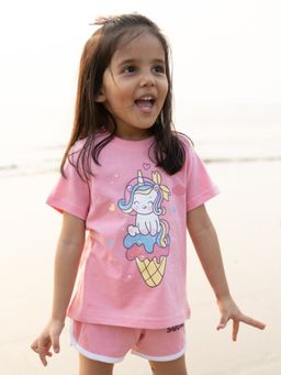 Napchief - Unicorn Pink Co-Ord (Set of 2)