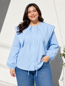 Backup Studio - Blue Bluebell Collar Shirt
