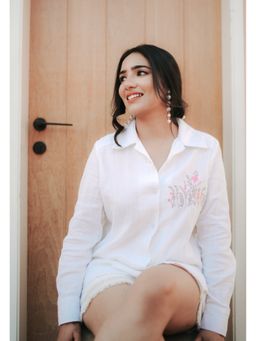 PERINI - Lounge White Cotton Shirt