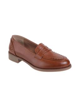 Catwalk - Women COURT Solids Loafers - Tan