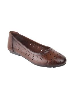Catwalk - Women COURT Solids Ballerina - Tan