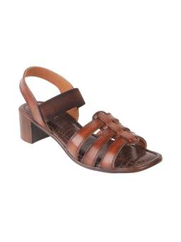 Catwalk - Women COURT Solids Sandals Heels - Tan