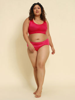 Van Heusen Woman Lingerie and Athleisure - Invisible Neckline & Removable Pads Shaper Bra Cerise