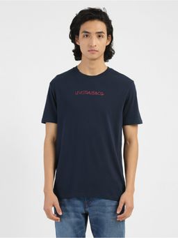 Levi's - Men Navy Blue Logo T-Shirt