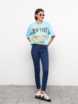 LC WAIKIKI - Normal Waist Skinny Fit Straight Pocket Detailed Womens Rodeo Jeans