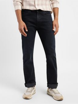 Levi's - Men Navy Blue 513 Slim Straight Fit Jeans