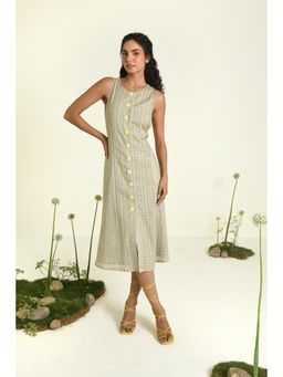 Baise Gaba - Green Daisy Dress