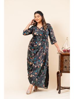 Mamicha - Gulistan Black Printed Dress