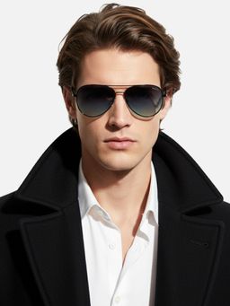 HASHTAG EYEWEAR - Pink UV Protection Aviator Full Rim Casual Unisex Sunglass - SGHT54-03-C5 (46)