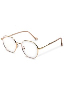 HASHTAG EYEWEAR - Clear Lens Hexagonal Full Rim Casual Unisex Computer Glass - MLAB-1351732-C1 (44)