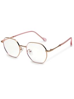HASHTAG EYEWEAR - Clear Lens Hexagonal Full Rim Casual Unisex Computer Glass - MLAB-1351732-C5 (44)