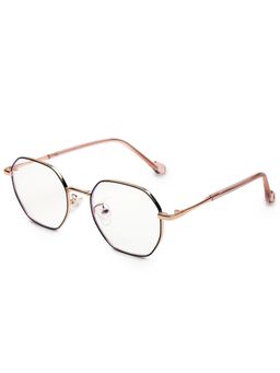 HASHTAG EYEWEAR - Clear Lens Hexagonal Full Rim Casual Unisex Computer Glass - MLAB-1351732-C6 (44)