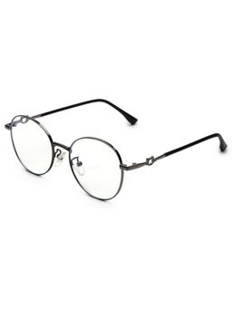 HASHTAG EYEWEAR - Clear Lens Oval Full Rim Casual Unisex Computer Glass - MLAB-1351792-C2 (44)