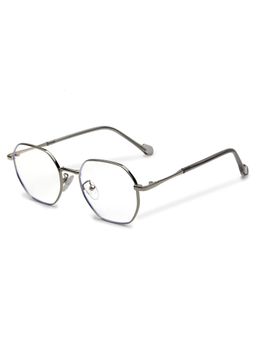HASHTAG EYEWEAR - Clear Lens Round Full Rim Casual Unisex Computer Glass - MLAB-1351722-C9 (44)