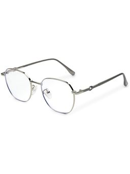 HASHTAG EYEWEAR - Clear Lens Hexagonal Full Rim Casual Unisex Computer Glass - MLAB-1351782-C1 (44)