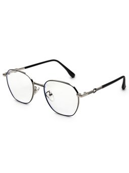 HASHTAG EYEWEAR - Clear Lens Hexagonal Full Rim Casual Unisex Computer Glass - MLAB-1351782-C2 (44)