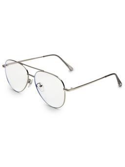 HASHTAG EYEWEAR - Clear Lens Aviator Full Rim Casual Unisex Computer Glass - MLAB-131562-C3 (50)