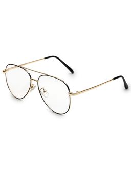 HASHTAG EYEWEAR - Clear Lens Aviator Full Rim Casual Unisex Computer Glass - MLAB-131562-C7 (50)