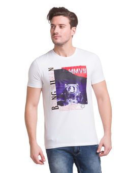 Being Human - Men Graphic White T-Shirt