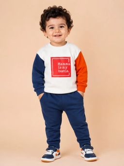 Bloom Up - Unisex Multi-Color Colorblock Co-Ord Set