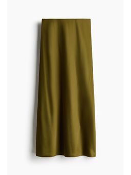H&M - Women Green Midi skirt