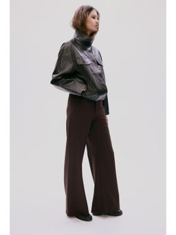 H&M - Women Brown Tailored trousers