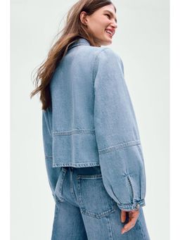 H&M - Women Blue Denim shirt