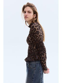 H&M - Women Beige Smocked top