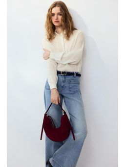 H&M - Women White Frill-collared blouse