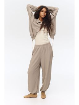 H&M - Women Beige Balloon trousers