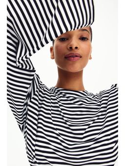 H&M - Women White Gathered jersey top