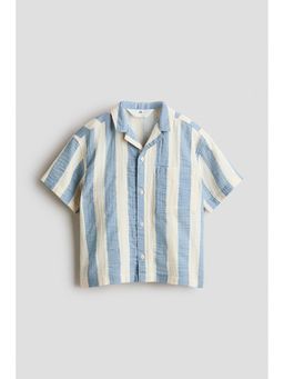 H&M - Boys Blue Cotton muslin resort shirt