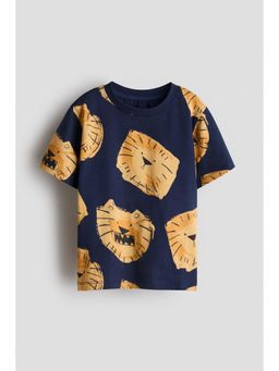H&M - Boys Blue Printed T-shirt