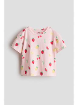 H&M - Girls Multi-Color Printed T-shirt