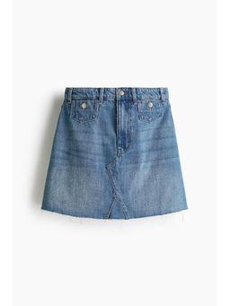H&M - Women Blue A-line denim skirt