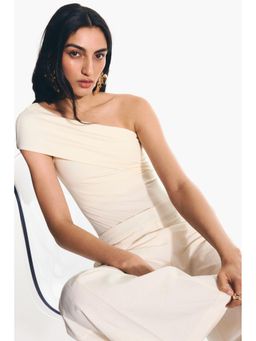 H&M - Women White One-shoulder bodysuit