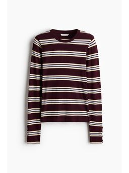 H&M - Women Red Ribbed top