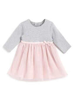 Chicco - Girls Medium Grey Long Sleeve Dress