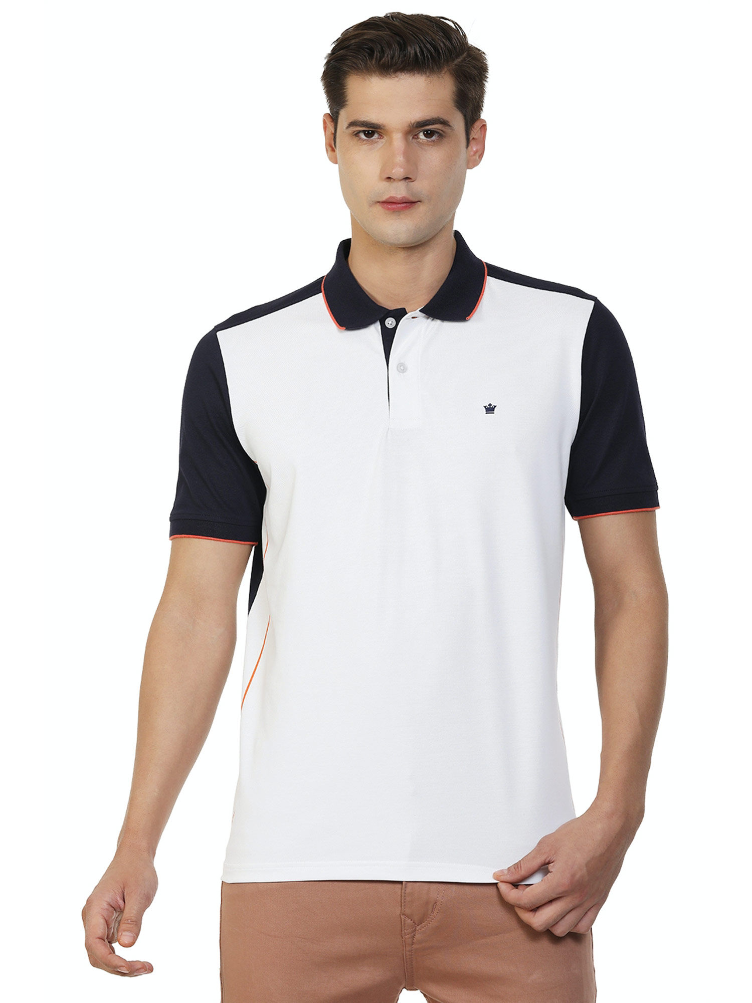 Buy Louis Philippe White T-shirt Online 