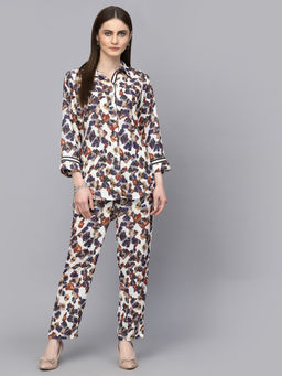 Gipsy - Multi-Color Printed Georgette Co-Ord (Set of 2)