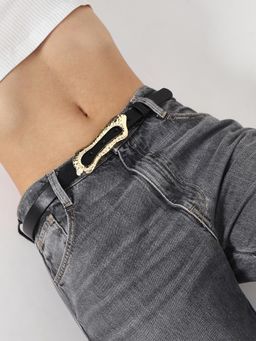 ONLY - Narrow Belt with Fancy Buckle