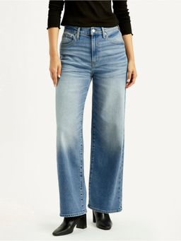 Levi's - Womens Blue Solid/Plain Jeans