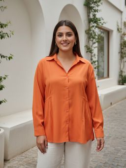 Qurvii - Orange Side Shirt