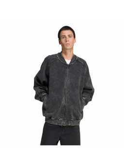 adidas Originals - Men Black Solid Denim Jacket